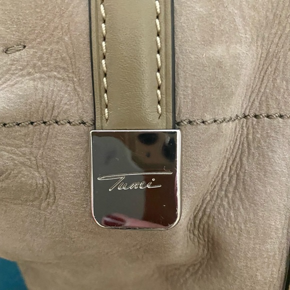 Large Suede TUMI tote brand new - Picture 2 of 6
